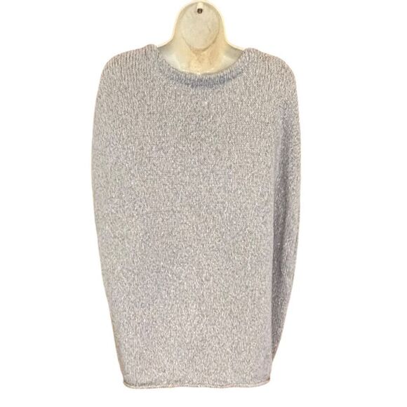 Eileen Fisher Alpaca & Organic Cotton V Neck Sweater in Moon NWT Size X-Large - Picture 6 of 9